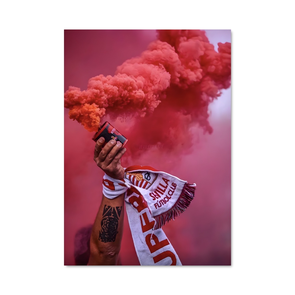 Poster Fumée Rouge Sevilla